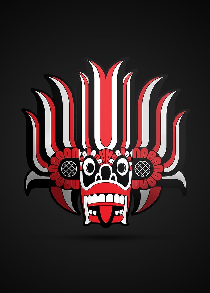 Sri Lankan Fire Devil Mask