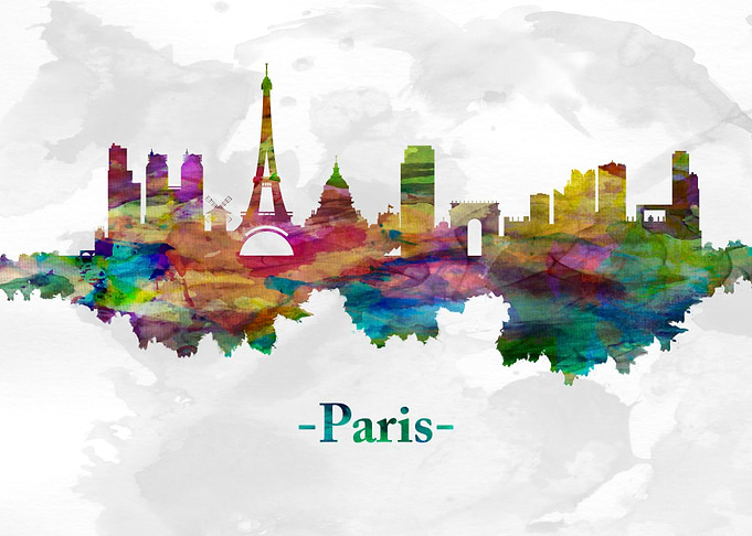 Paris France skyline