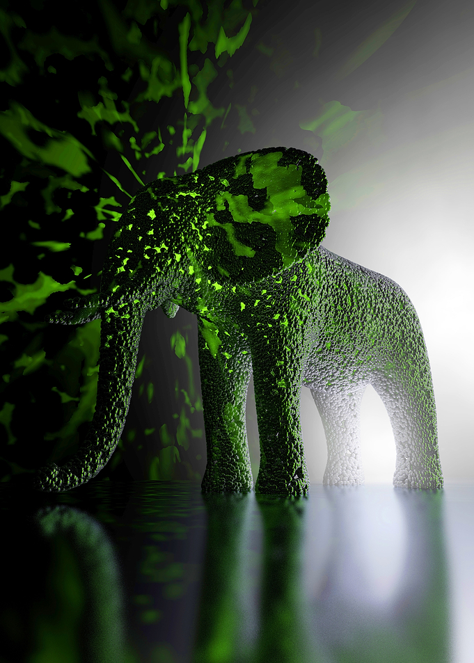 Abstract elephant 62