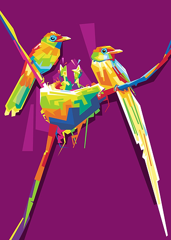 A couple bird