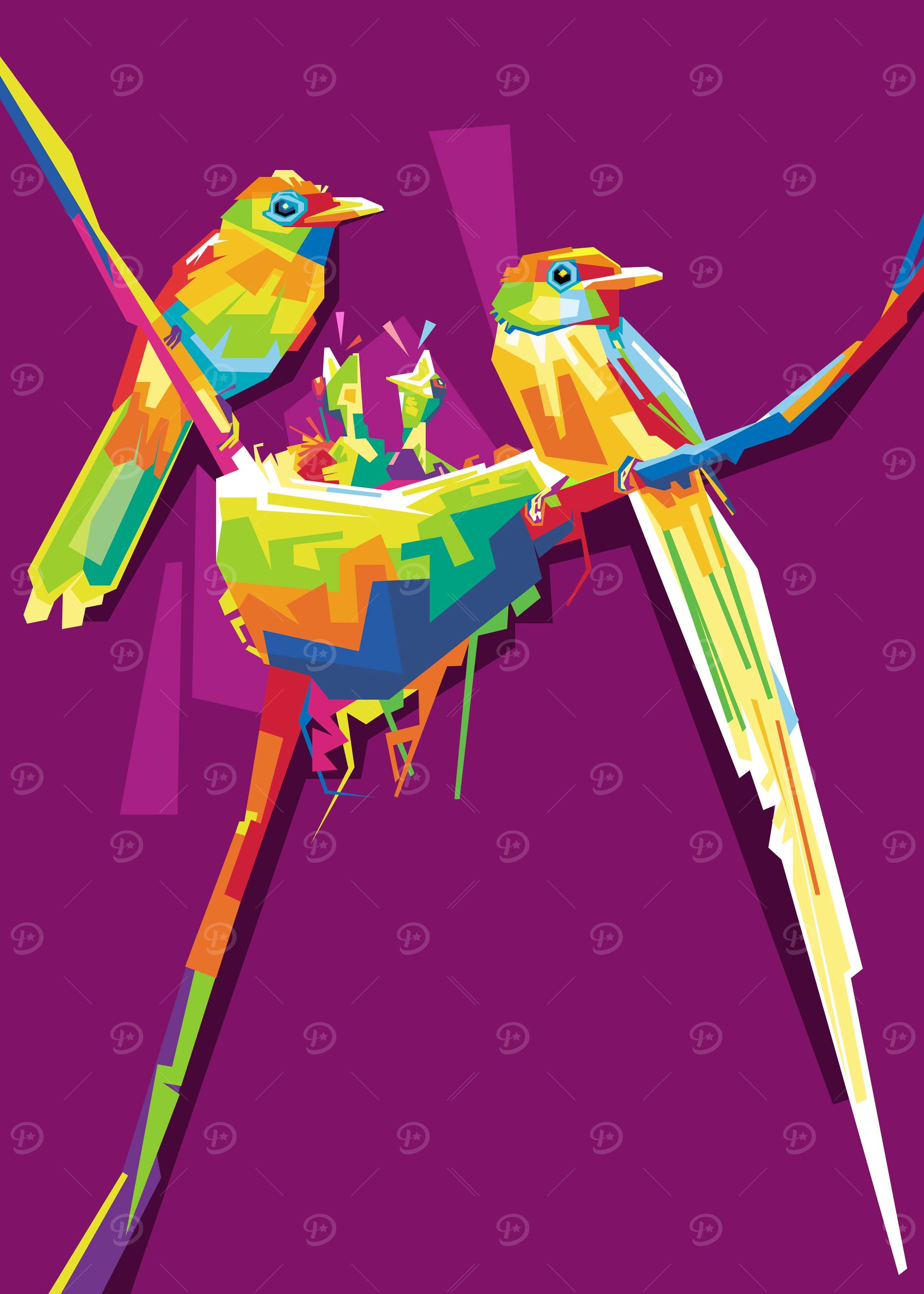 A couple bird