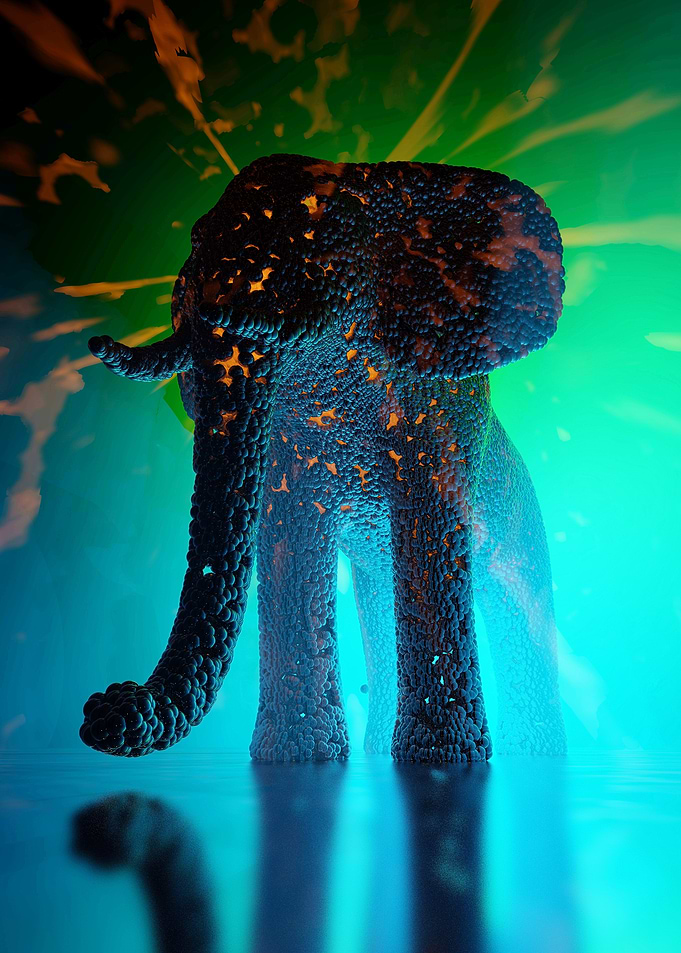 Abstract elephant 22