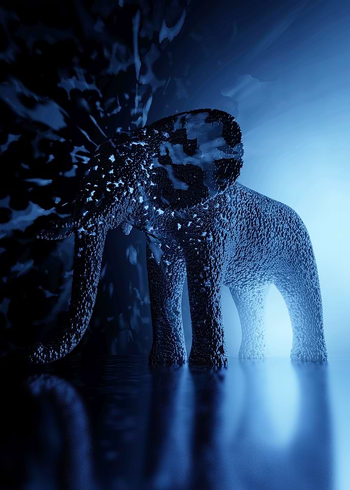 Abstract elephant 8