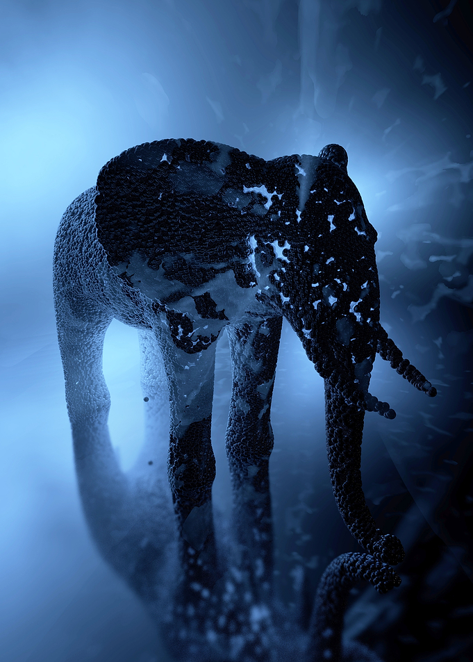 Abstract elephant 5