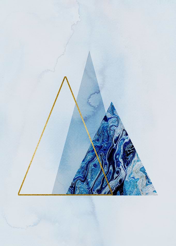 Abstract Arctic Icebergs
