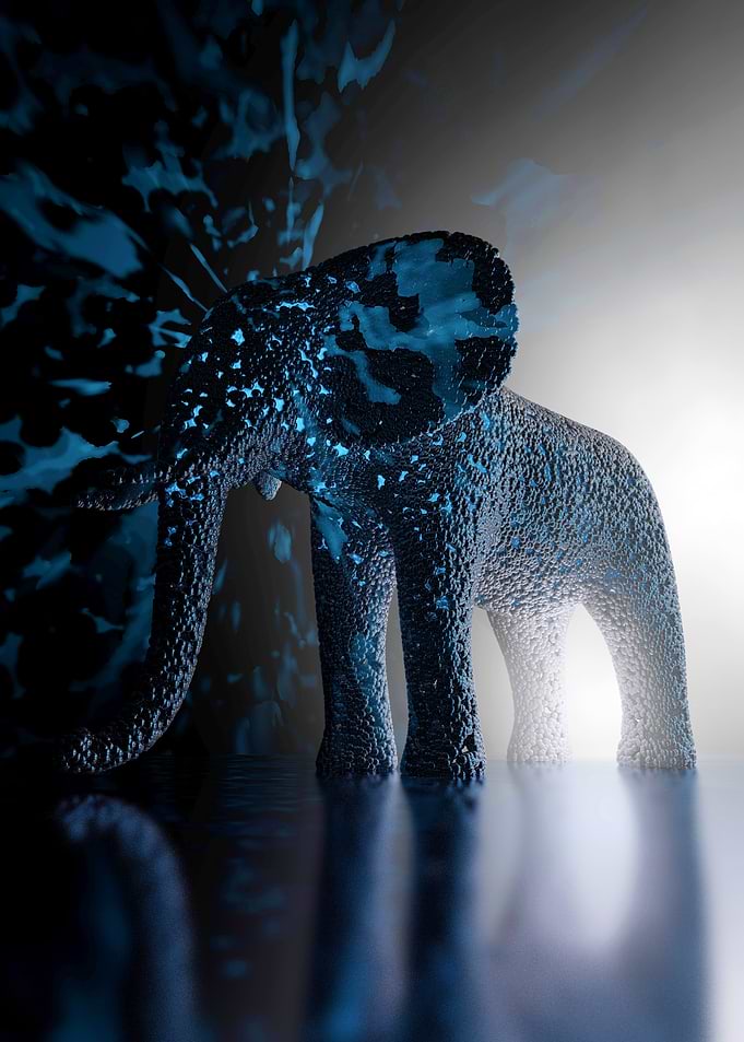 Abstract elephant 53