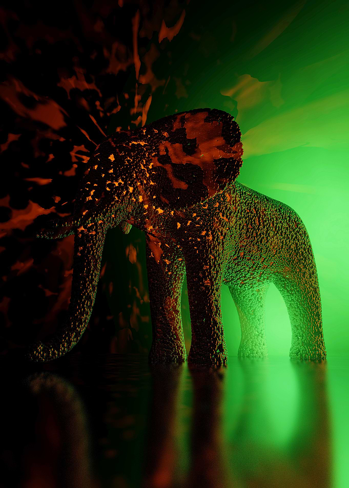 Abstract elephant 18