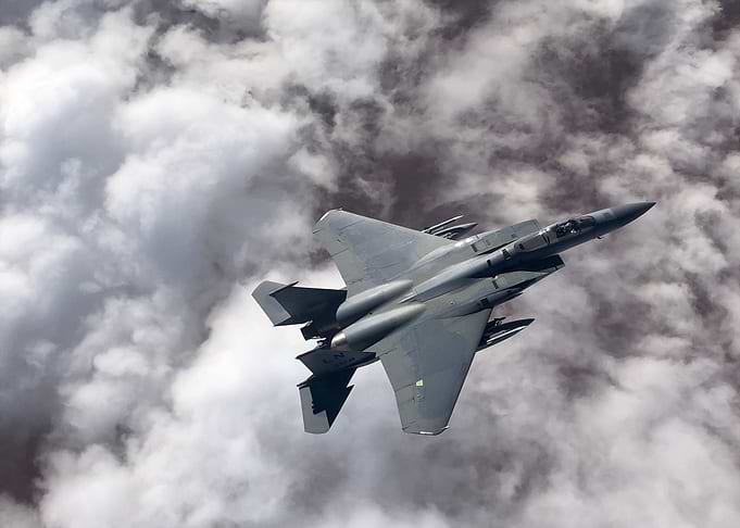 Eagle Within Clouds