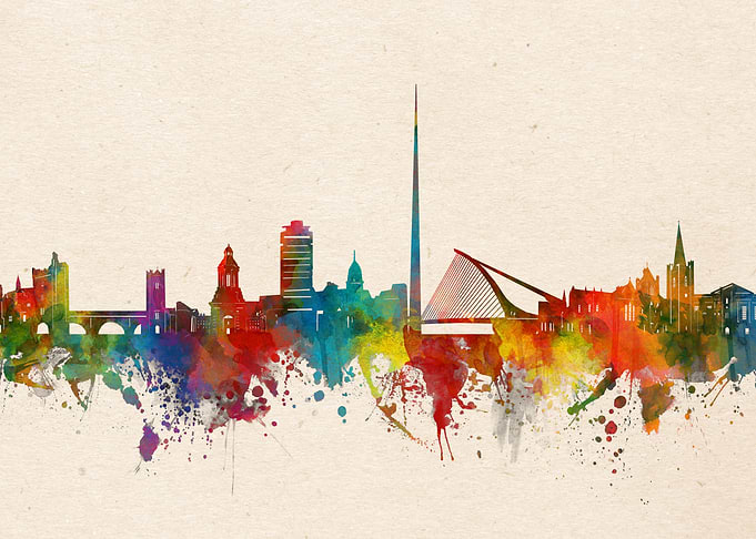 dublin watercolor