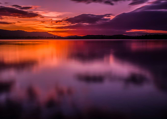 Purple sunset