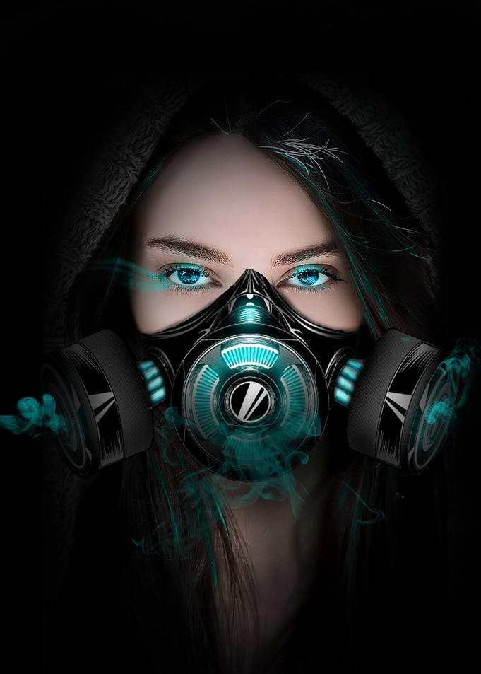 GasMask Chick
