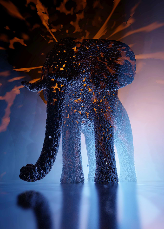 Abstract elephant 6