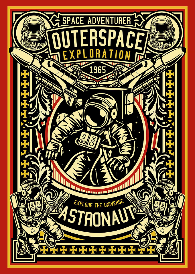 Astronaut Outerspace Explo
