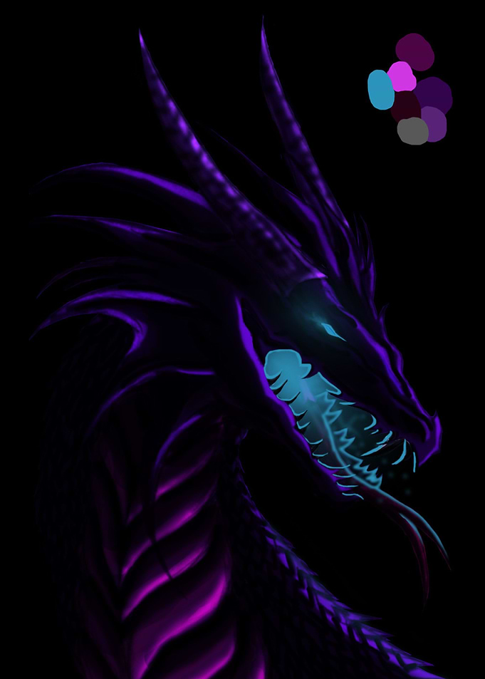 purple dragon