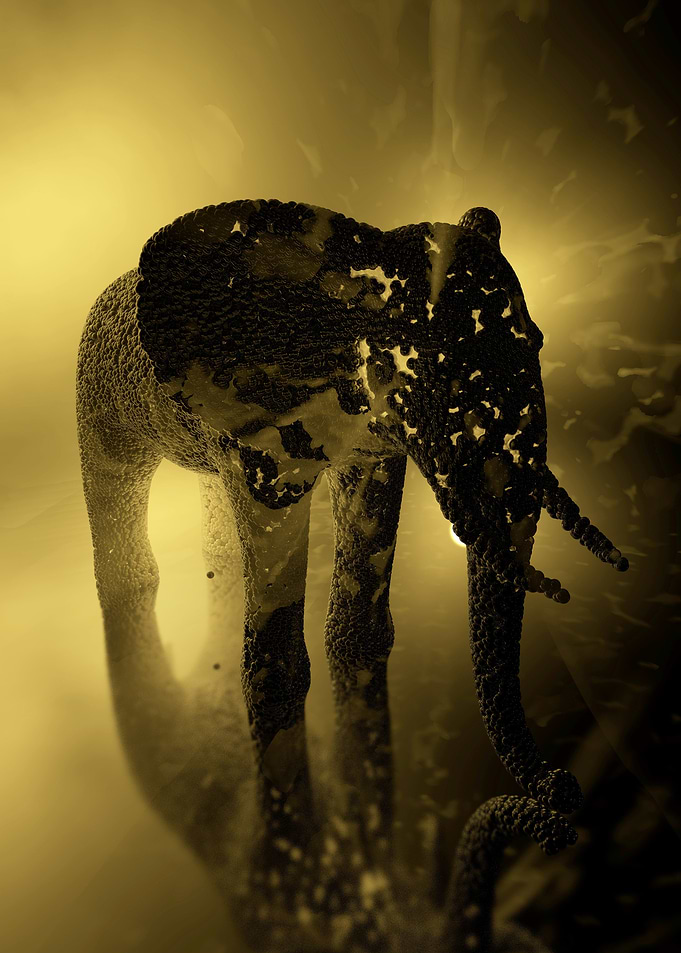 Abstract elephant 11