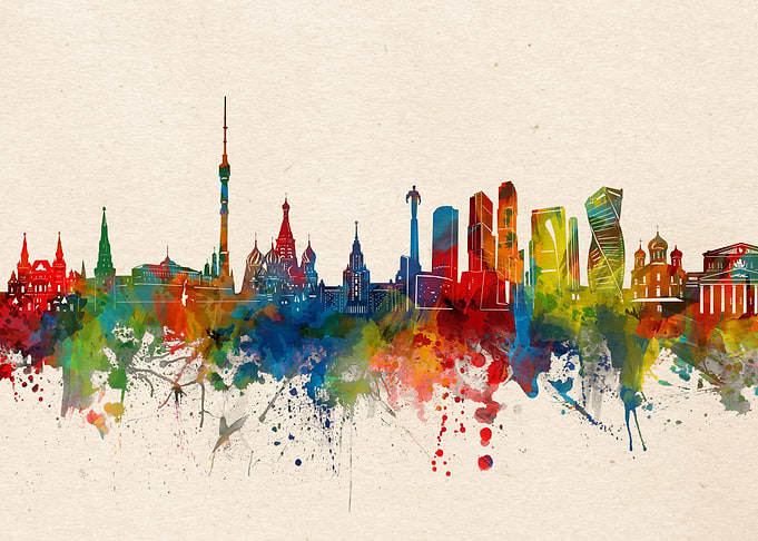 moscow watercolor