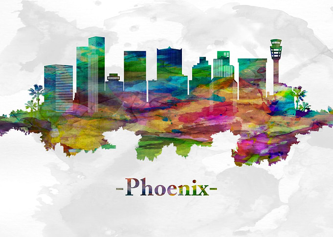 Phoenix Arizona skyline