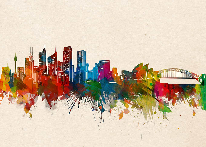 sydney watercolor