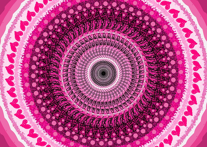 Love Spiral Mandala