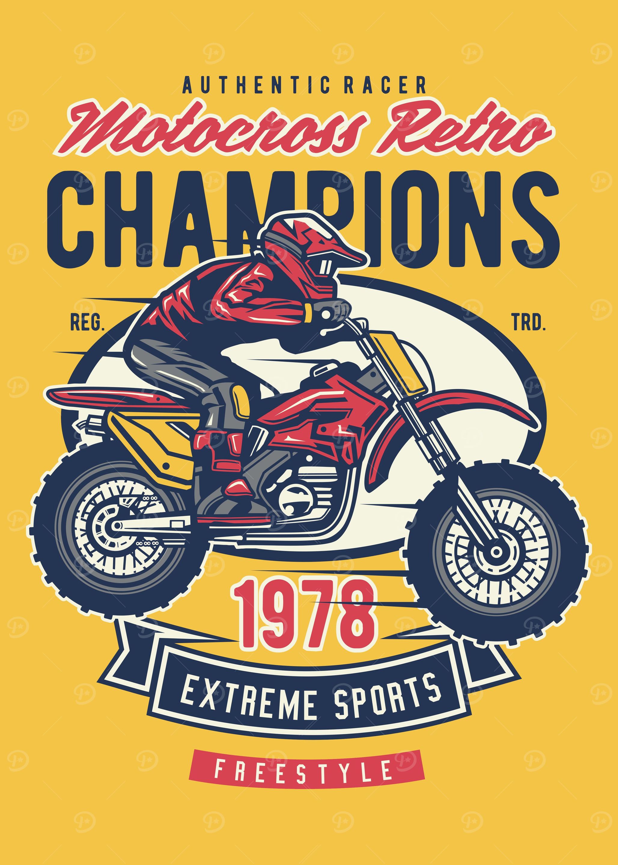 Motocross Retro Champion