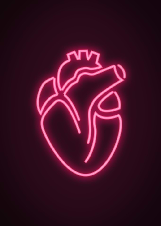 Neon heart