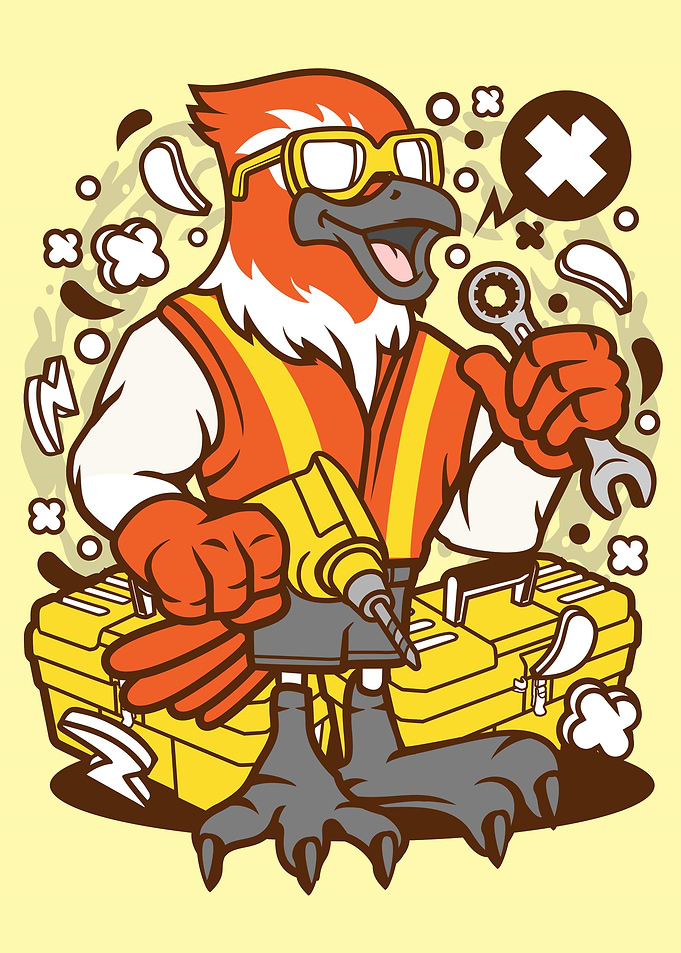 Bird Mechanic Worker