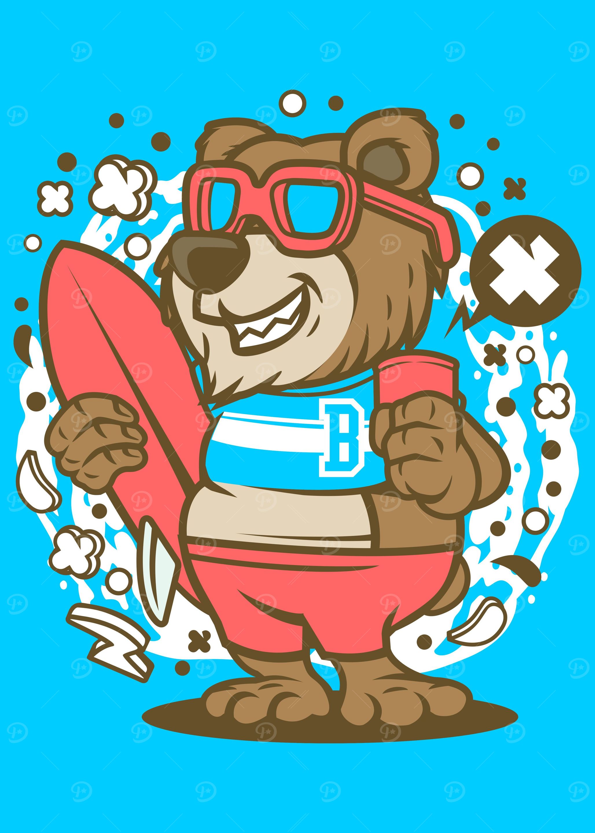 Bear Surfing