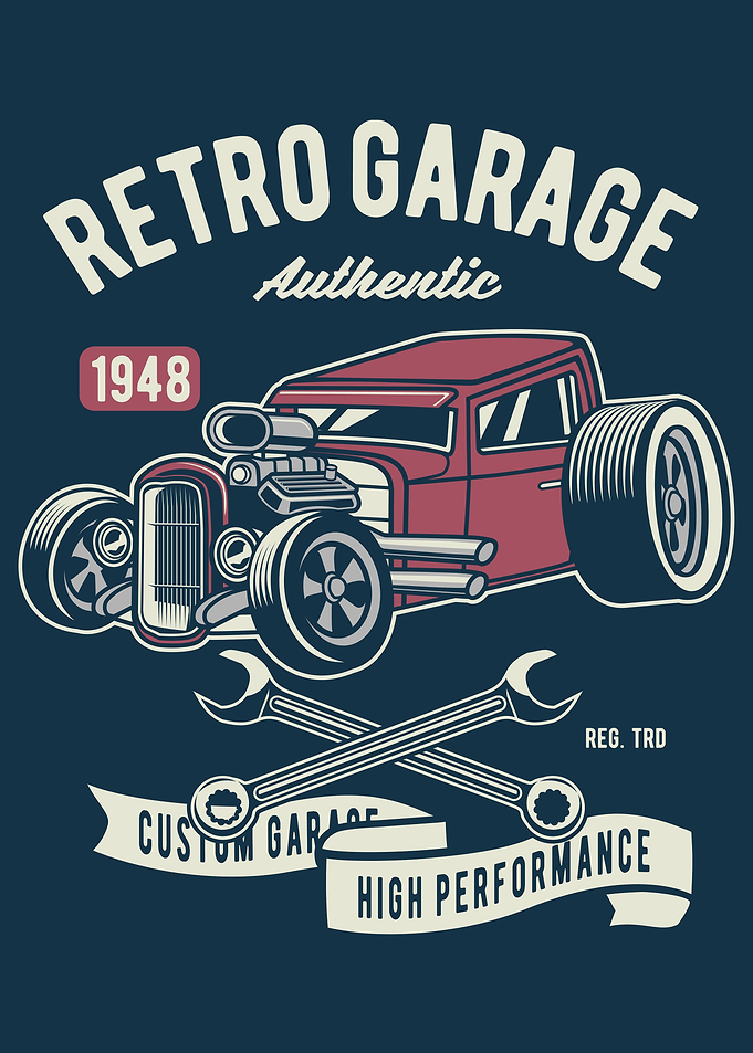 Retro Garage Hotrod