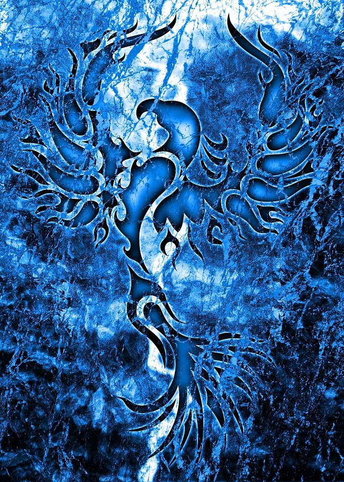 Electric Blue Phoenix
