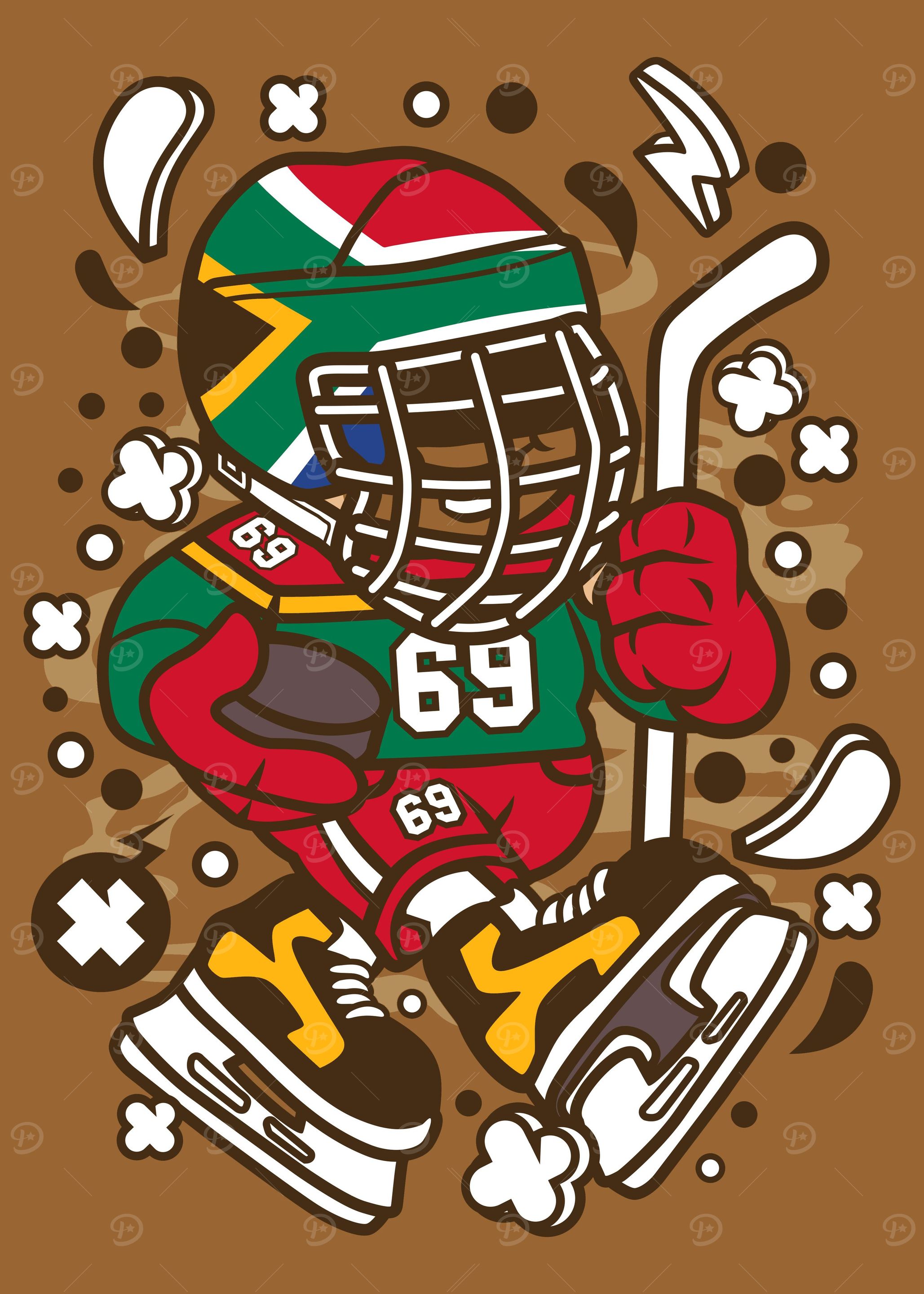 African Hockey Kid