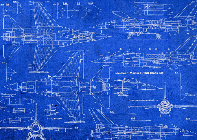 F16 Fighter Jet Plans