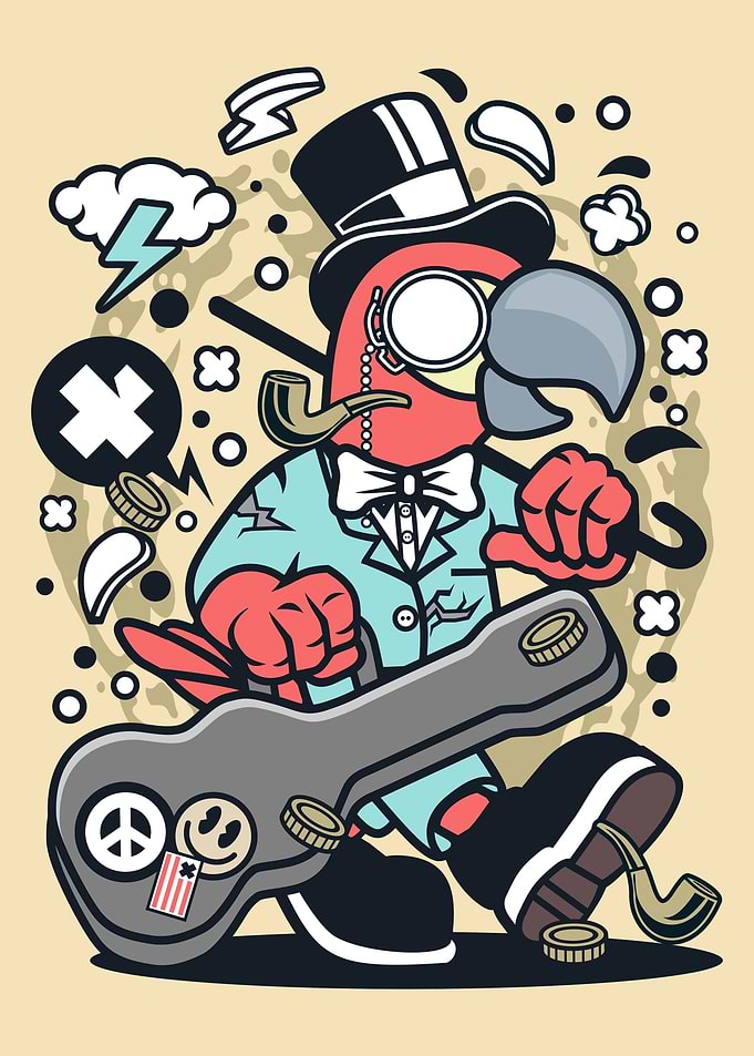 Bird Guitar