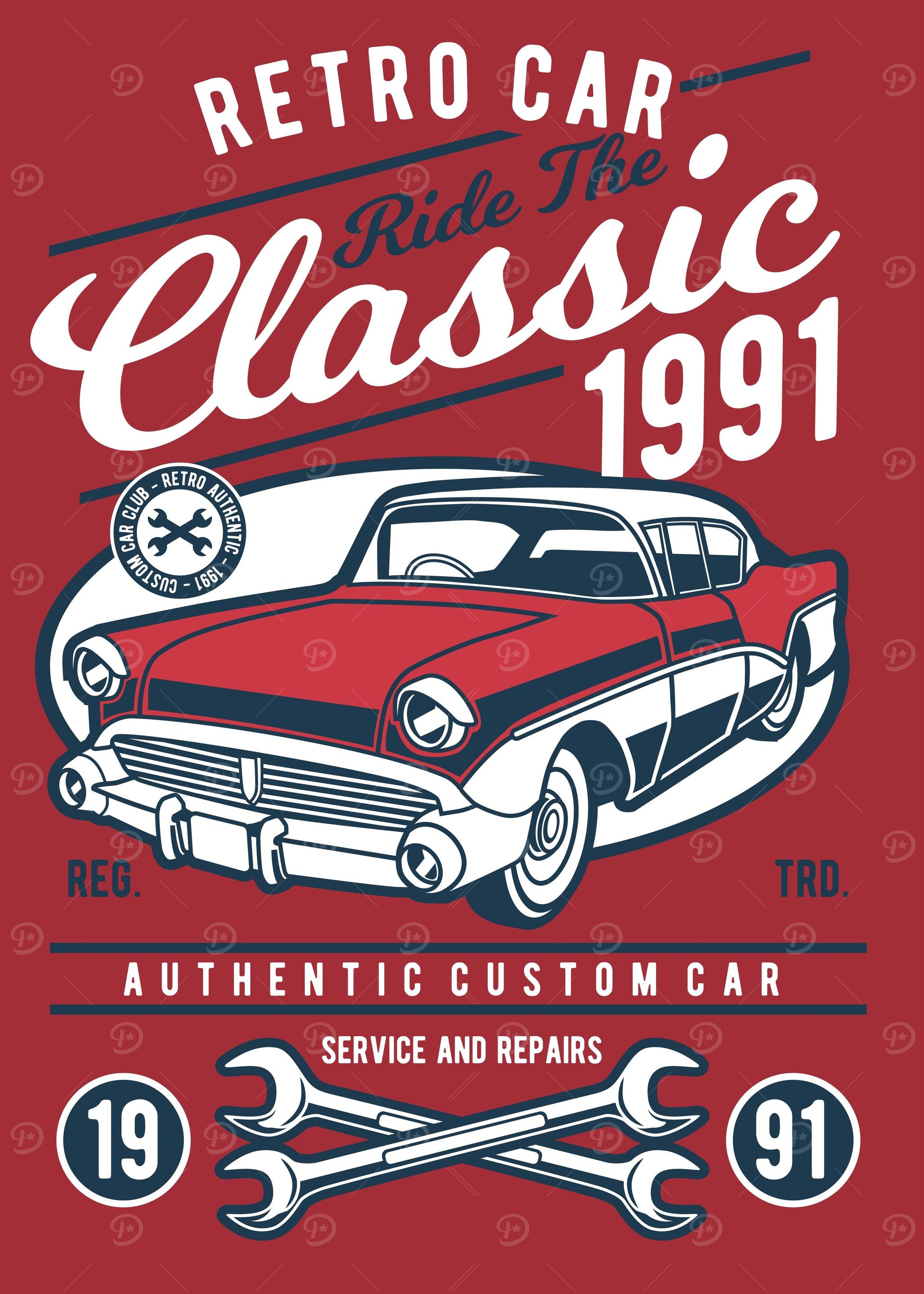 Retro Classic Car