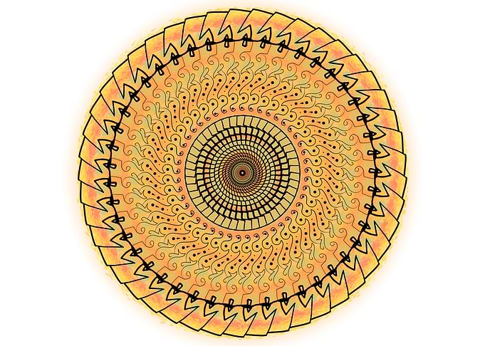 Sunrays Mandala