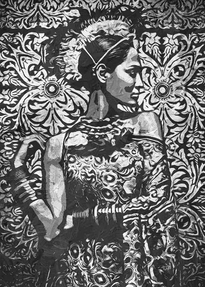 Abstract Beautiful Woman