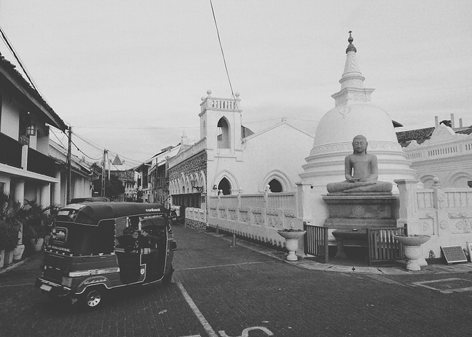 Buddha and Tuk tuk