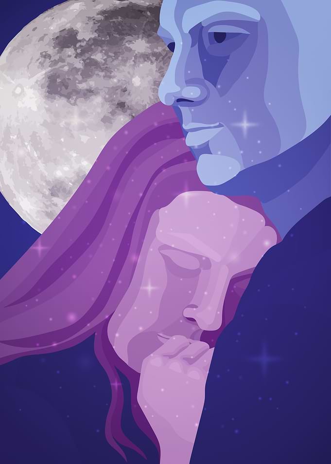 Moonlight hug