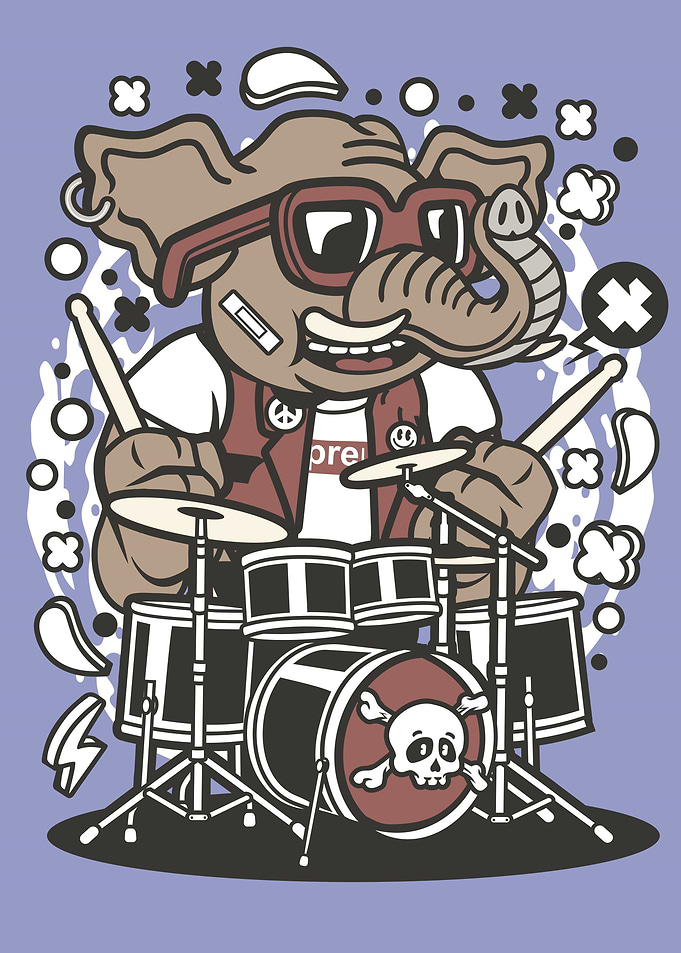 Elephant Drummer