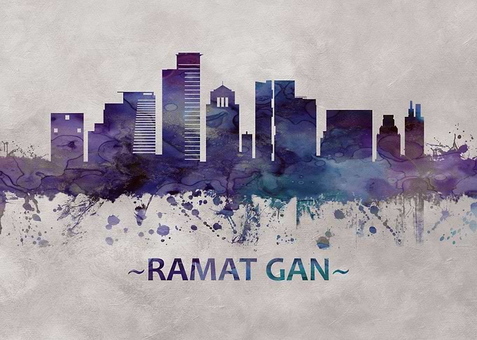 Ramat Gan Israel skyline