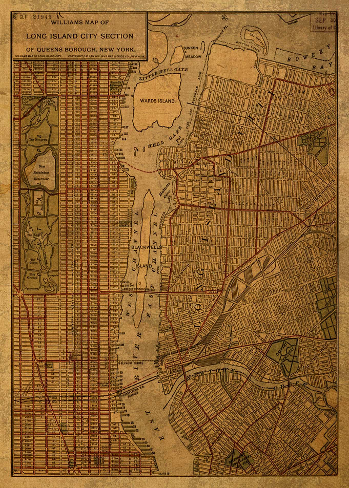 Long Island Queens Map