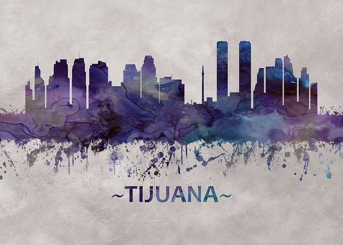 Tijuana Mexico skyline