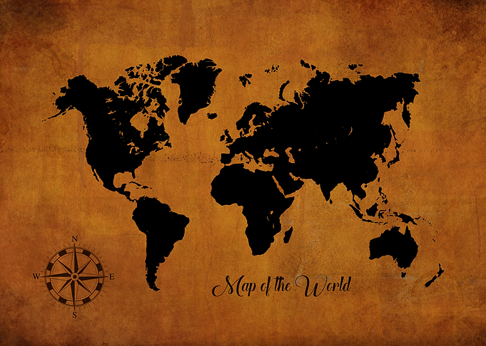 World Map Of The Earth