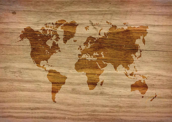 World Map Of The Earth