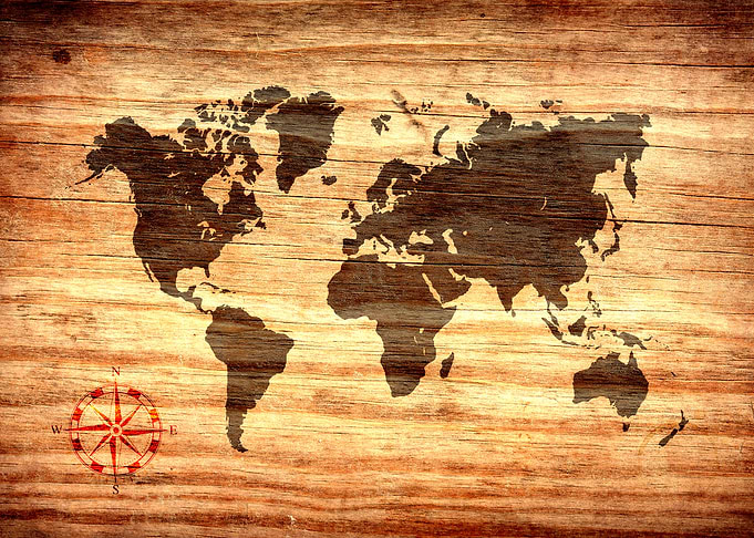 World Map Of The Earth