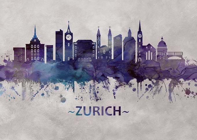 Zurich Switzerland skyline