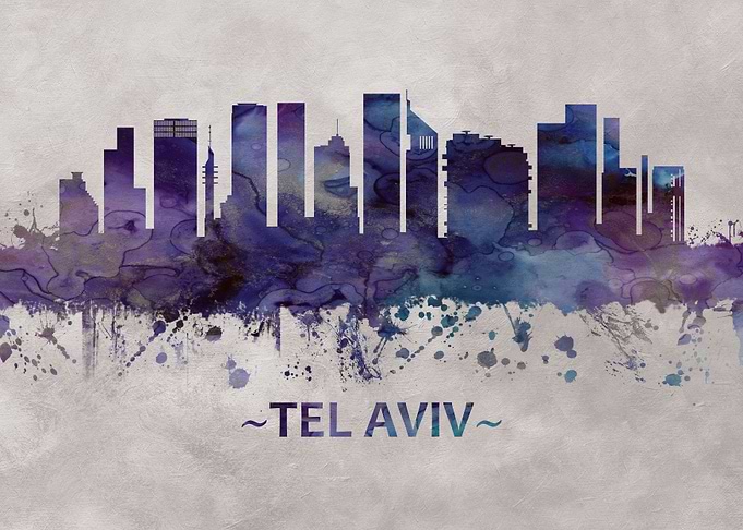 Tel Aviv Israel skyline
