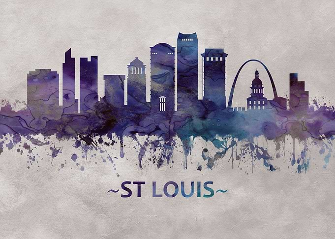 St Louis Missouri skyline