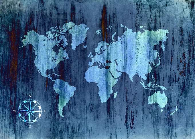 World Map Of The Earth