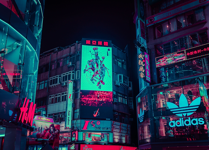 Taipei at night