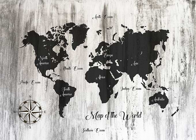 World Map Of The Earth